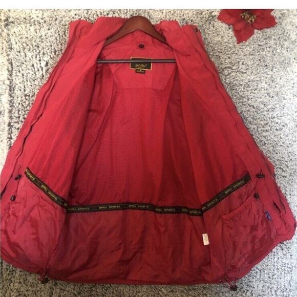 Baru Sports Men's Red Coat Hooded Parka with Fleece Removable Lining Size M - Picture 11 of 14